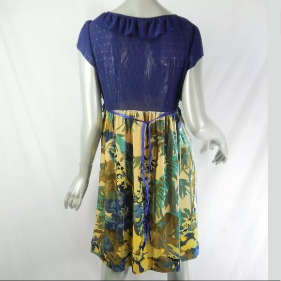 π³οΈβπ Free People Blue Velvet Dress - Picture 2 of 3